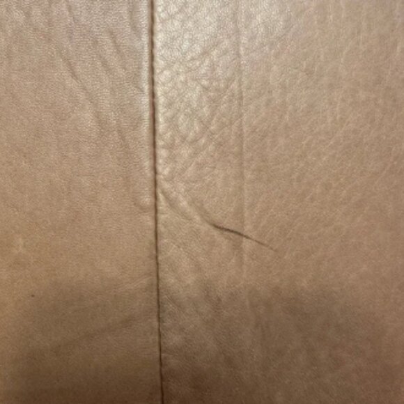 Vintage Pelle Moda Genuine Leather Bomber Jacket XL Distressed Brown Korea - Picture 9 of 12